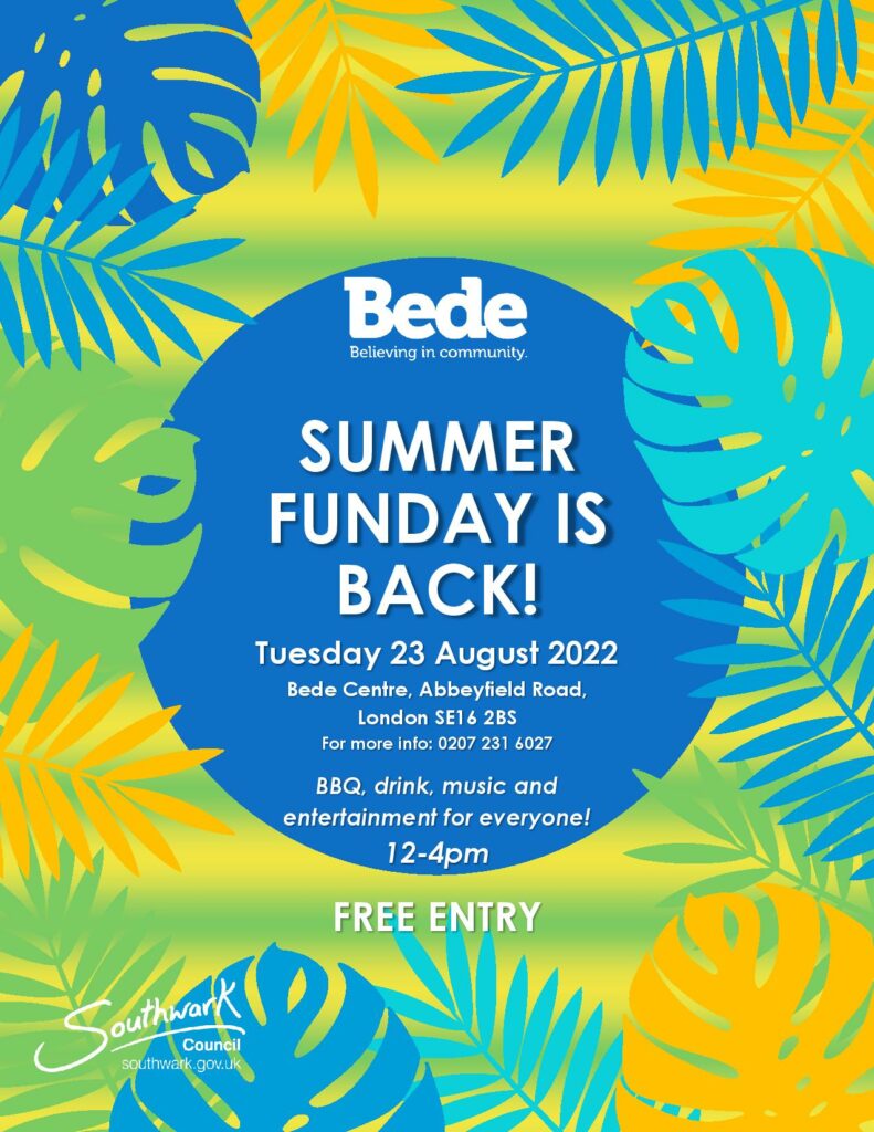 Bede Summer Funday poster